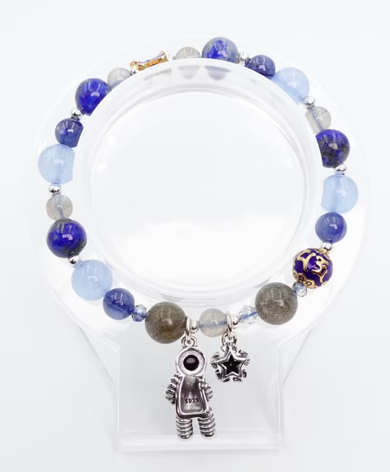 寶麗金珠寶-天然水晶摘星銀飾手鍊