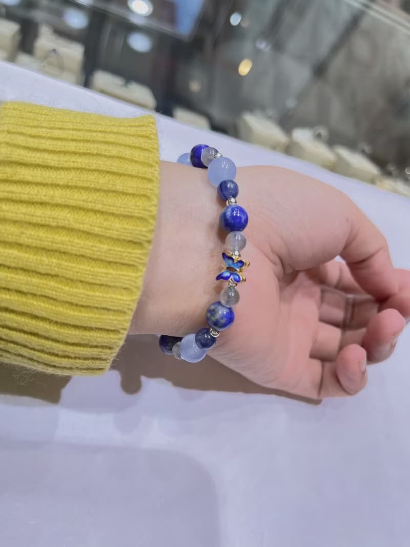 寶麗金珠寶-天然水晶摘星銀飾手鍊