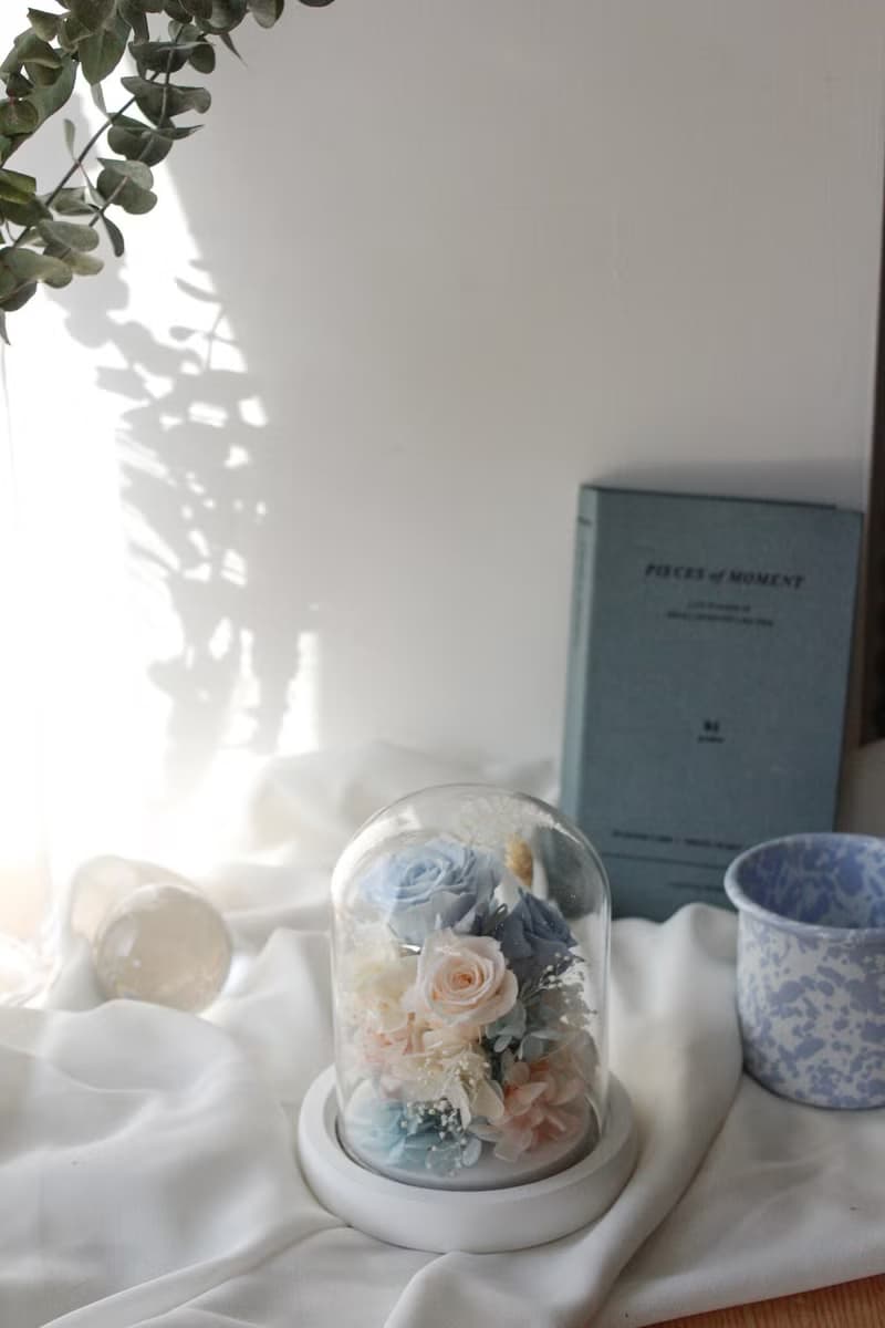 香檳色海洋/永生花夜燈