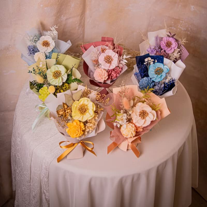 【限量預購禮】共7款 / 乾燥擴香花束七脈輪香氛禮盒