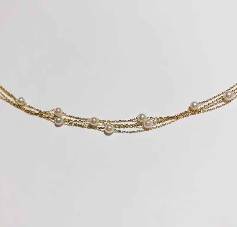 Akoya pearl bracelet  K14 JAPANmade sea pearl