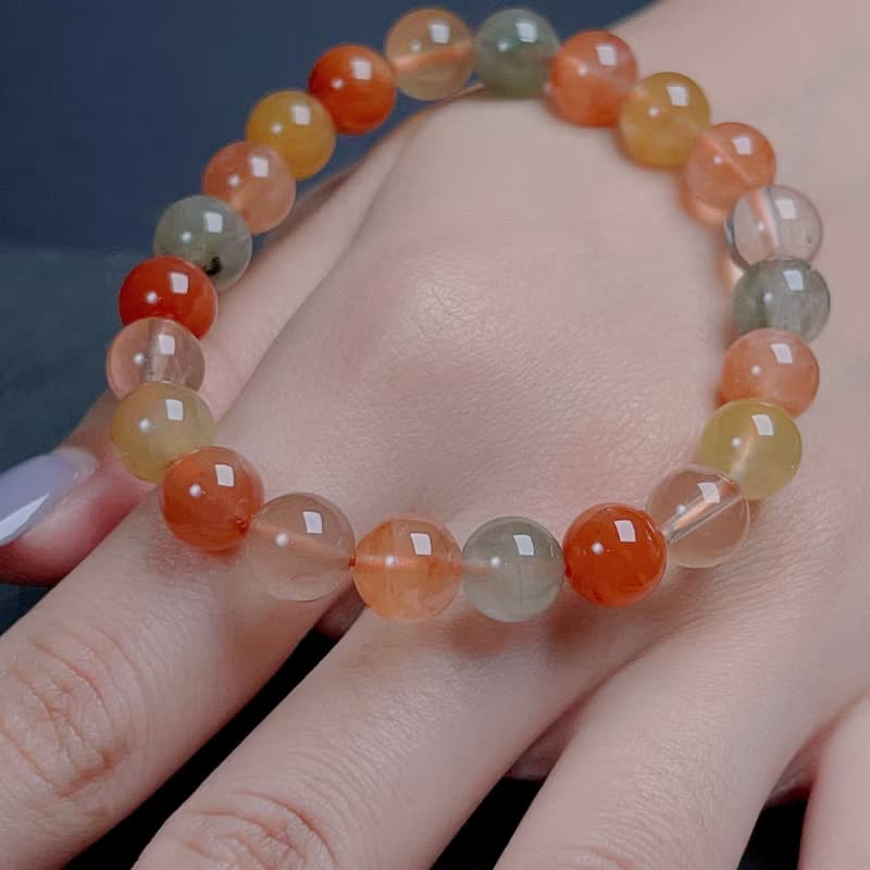 天然兔毛水晶手珠 | 天然水晶 | 送禮