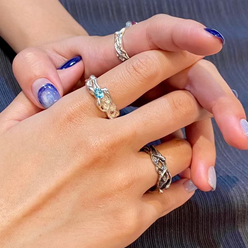 【純銀手作】蔓蔓戒指