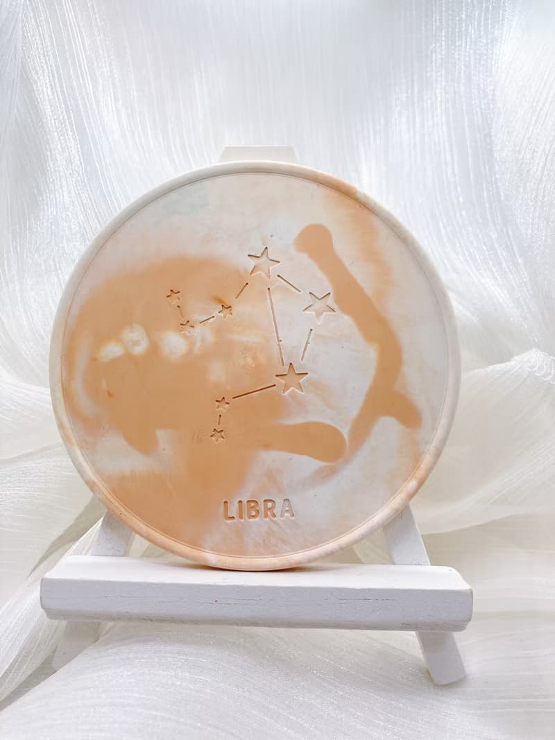手作擴香石 我就是我 天秤座擴香石杯墊