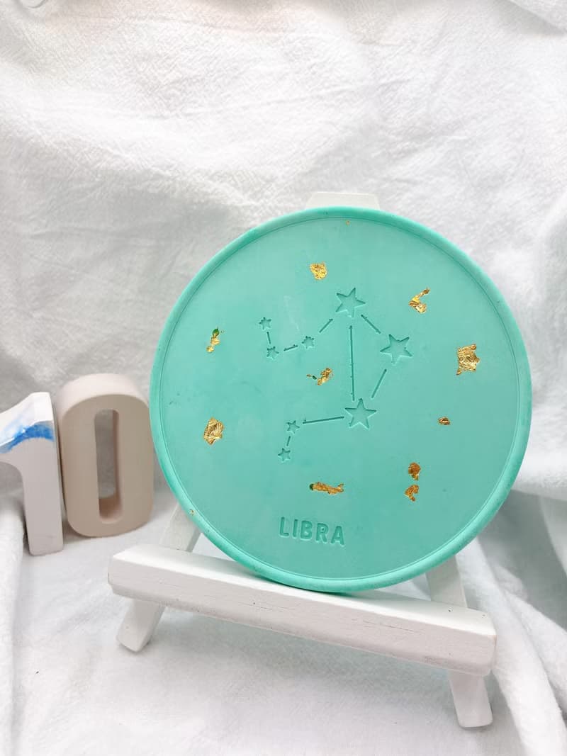 手作擴香石 我就是我 天秤座擴香石杯墊