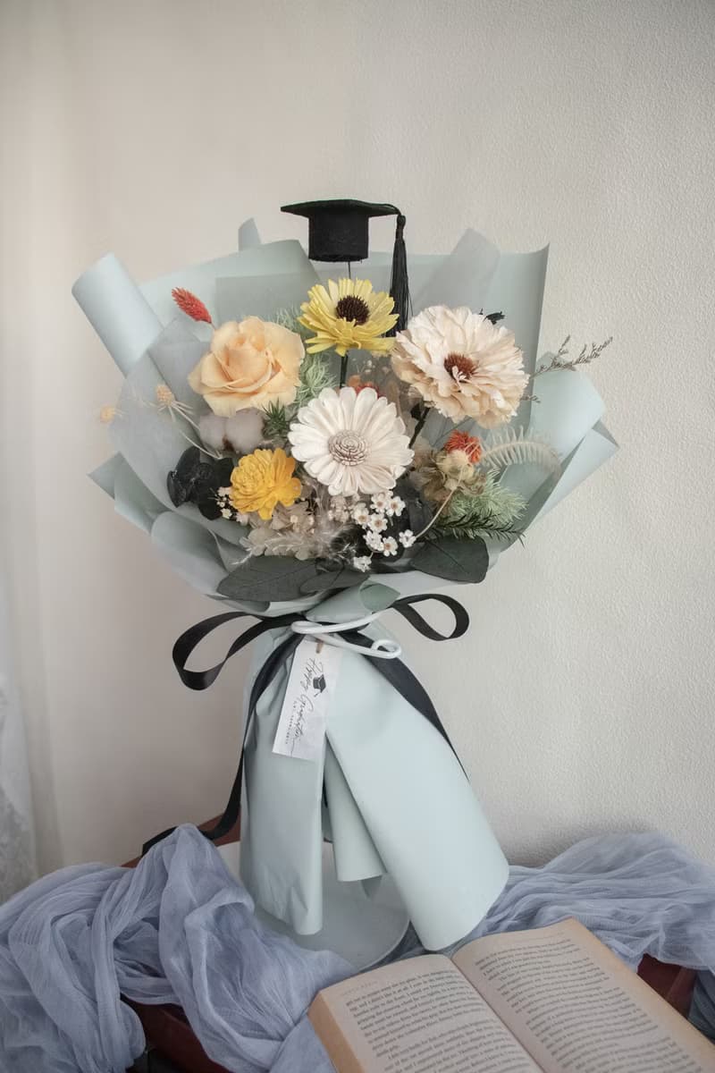 熱銷款 畢業花束 自然風畢業花束 擴香花束 共三種尺寸