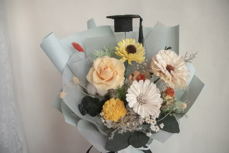 熱銷款 畢業花束 自然風畢業花束 擴香花束 共三種尺寸