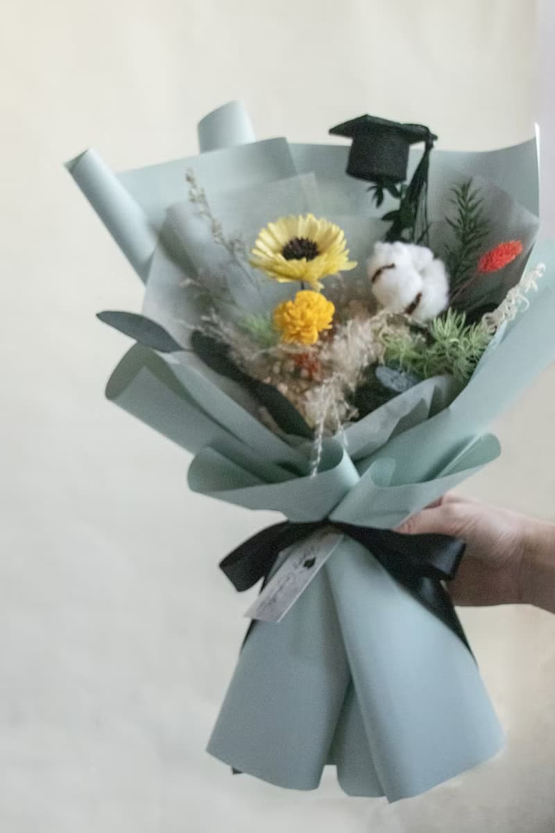 熱銷款 畢業花束 自然風畢業花束 擴香花束 共三種尺寸