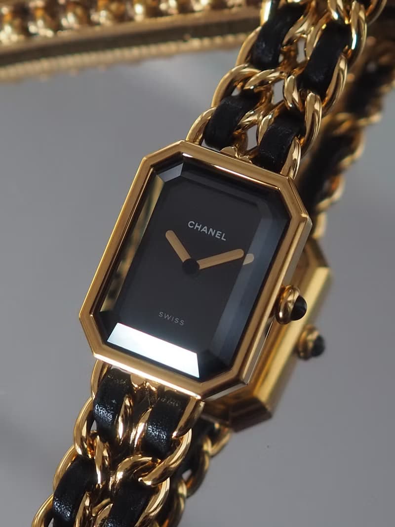 CHANEL シャネル プルミエール ウォッチ 腕時計 サイズM ゴールド ブラック ヴィンテージ