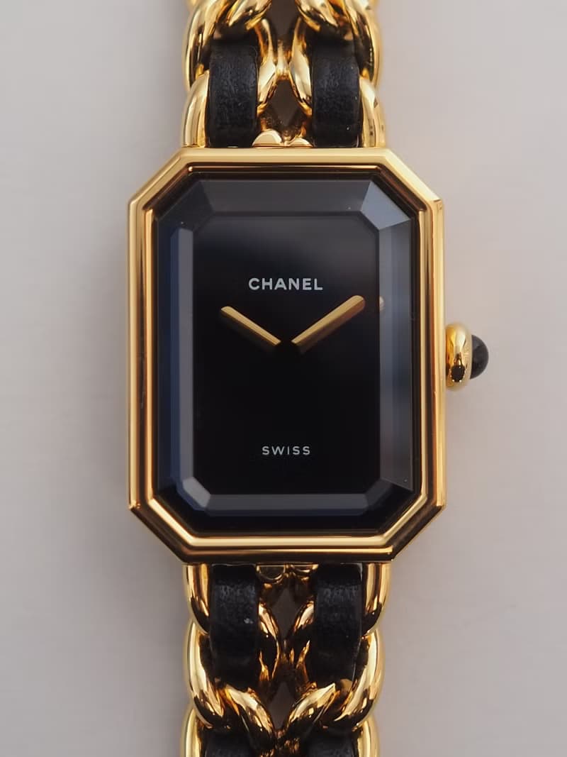 CHANEL シャネル プルミエール ウォッチ 腕時計 サイズM ゴールド ブラック ヴィンテージ