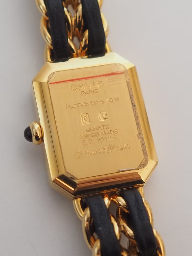 CHANEL シャネル プルミエール ウォッチ 腕時計 サイズM ゴールド ブラック ヴィンテージ