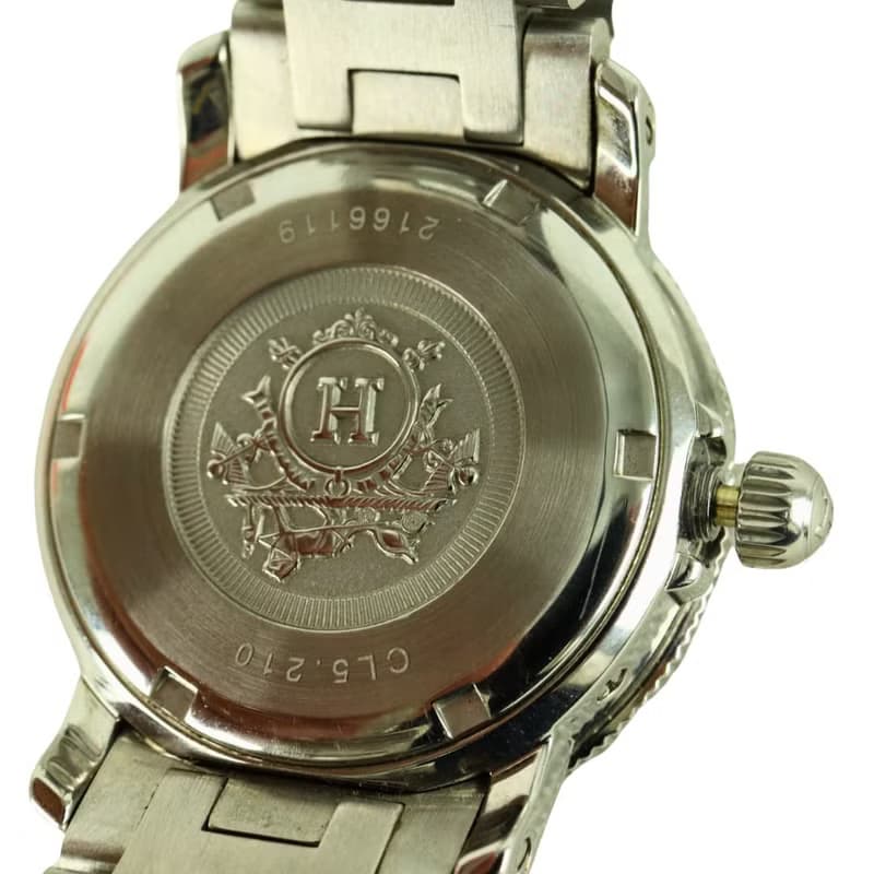 良品 エルメス クリッパー ダイバー CL5.210 時計 (01399)