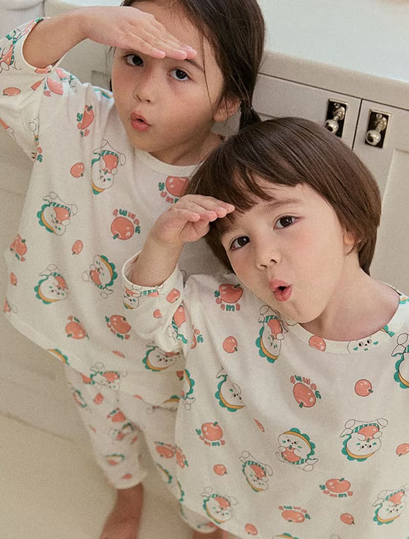 小恐龍的蘋果-【寬鬆】植纖衣長袖韓國童裝-K59909