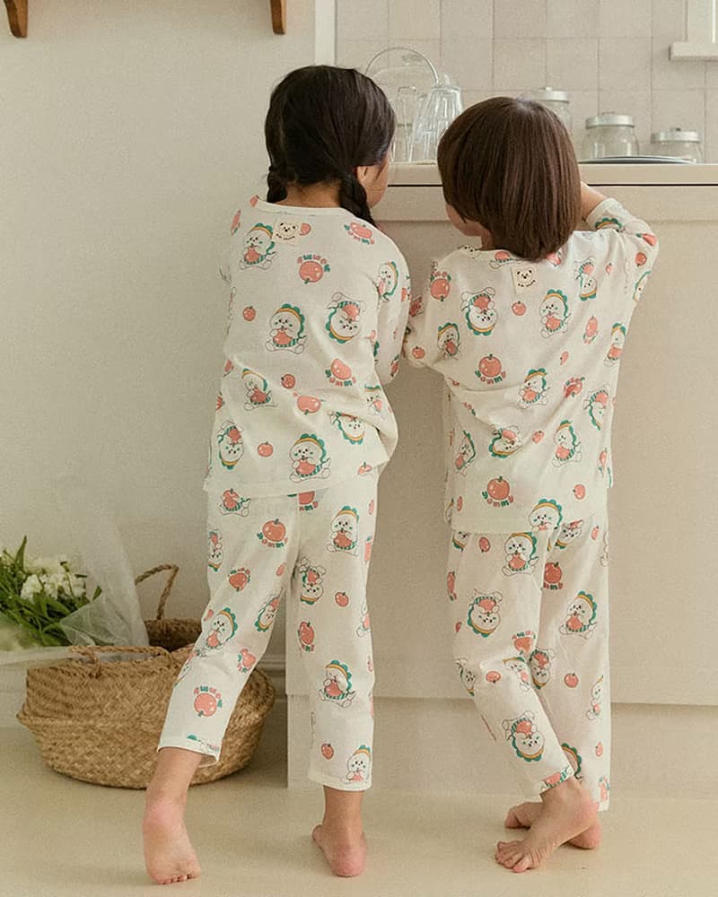 小恐龍的蘋果-【寬鬆】植纖衣長袖韓國童裝-K59909