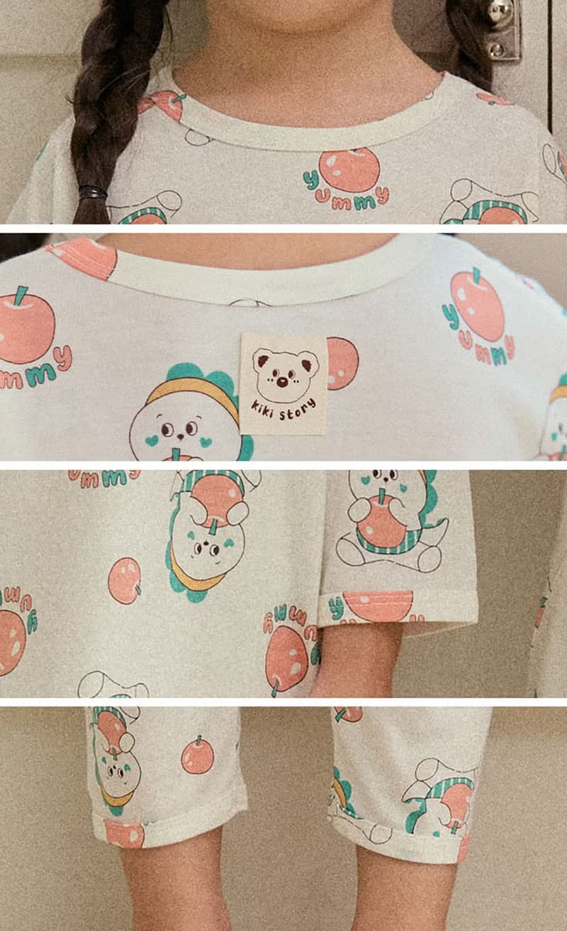 小恐龍的蘋果-【寬鬆】植纖衣長袖韓國童裝-K59909