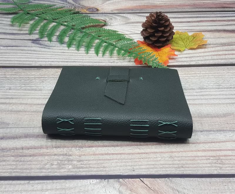 Long Stitching Journal - Phthalo Green