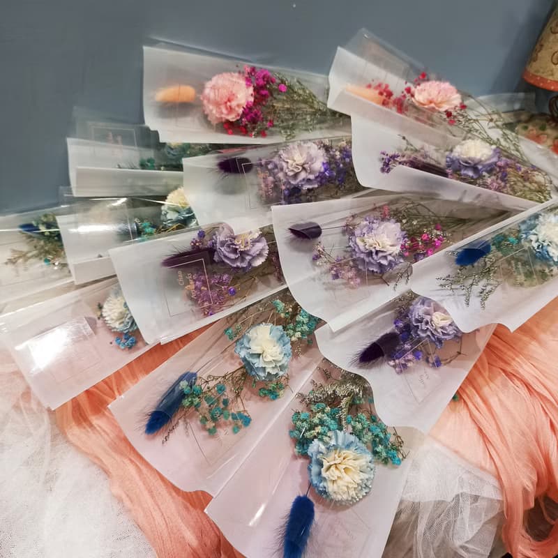 小資母親節花束 雙色康乃馨  教師節 母親節 禮物 畢業 生日