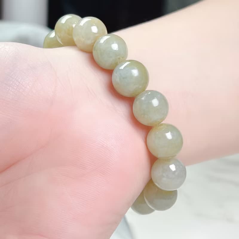 黃翡翡翠手珠手鍊 | 天然緬甸玉A貨翡翠 |  送禮