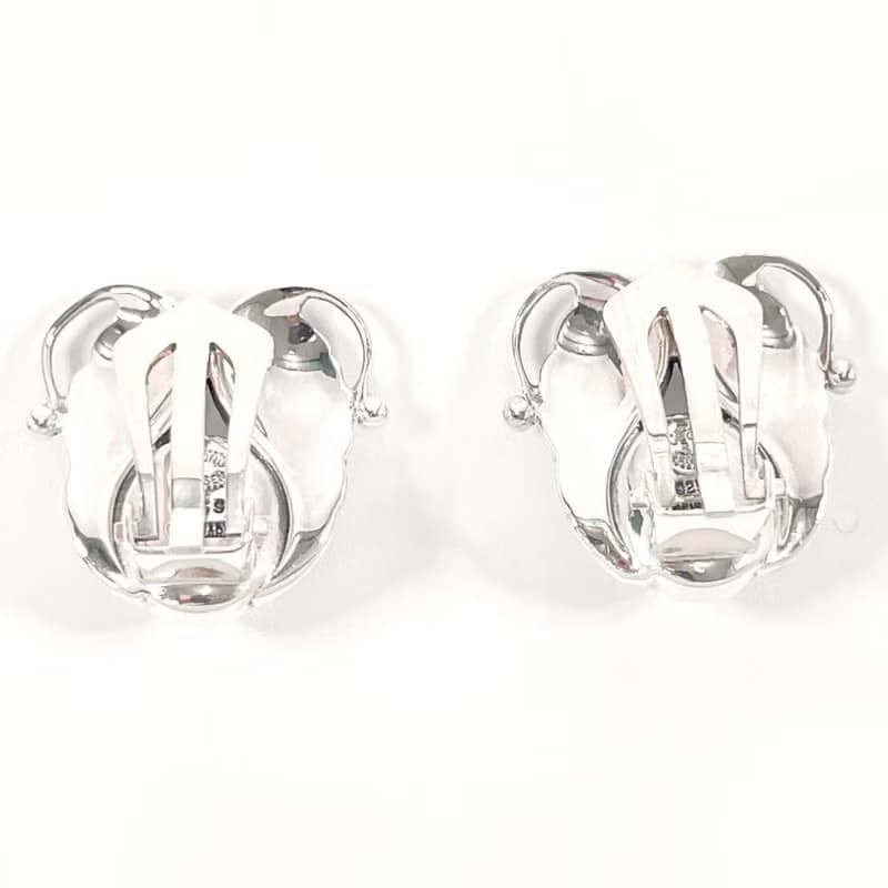 【日本直送 中古美品】ジョージジェンセン Georg Jensen イヤリング シルバー925 ヴィンテージ アクセサリー 新品仕上げ済み
