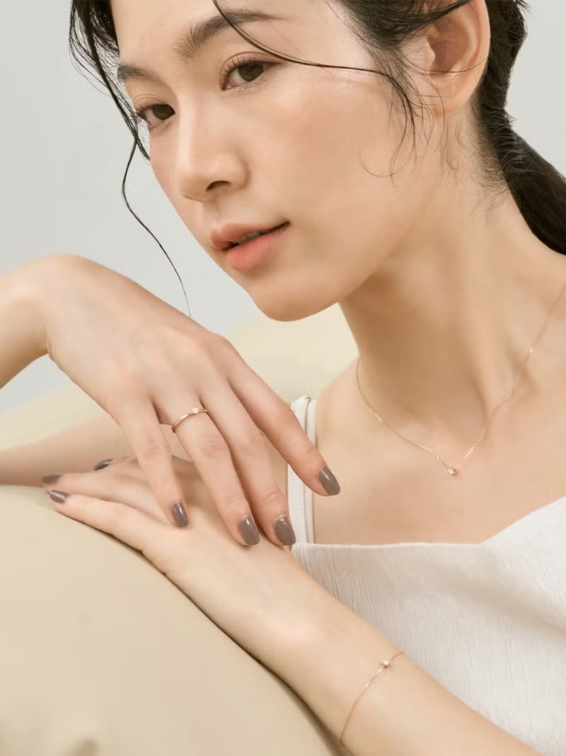| AURA柔光戒指 | 18K金 鑽石輕珠寶//聖誕禮物