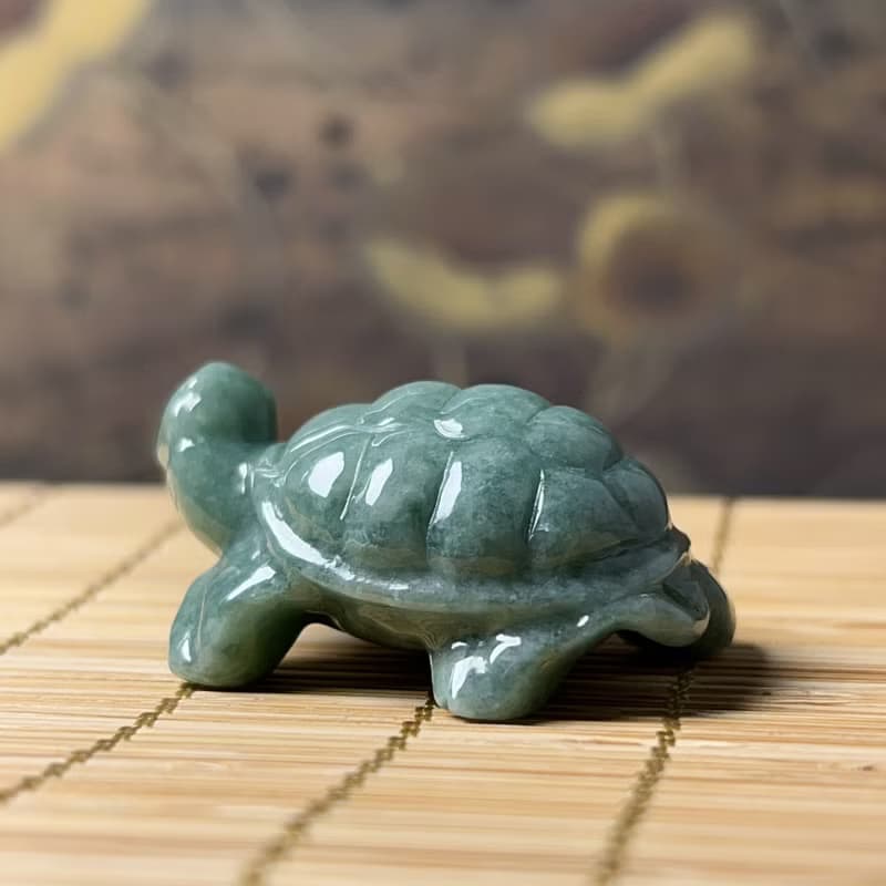 【吉祥‧長壽】翡翠烏龜 | 天然緬甸A貨翡翠 | 送禮