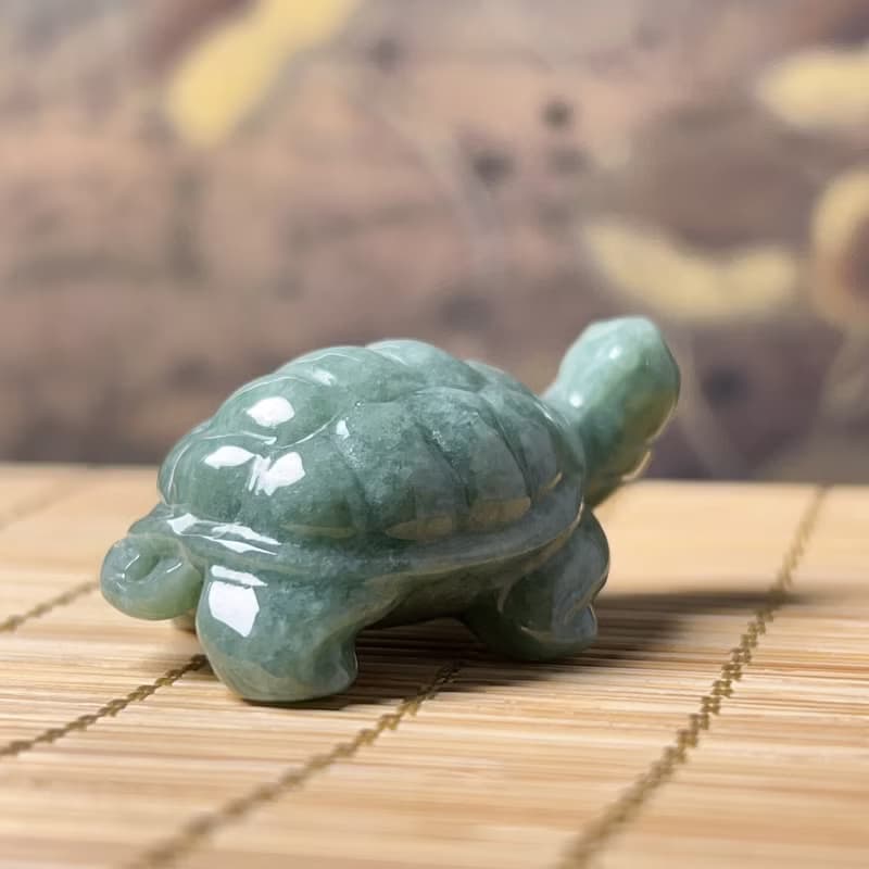 【吉祥‧長壽】翡翠烏龜 | 天然緬甸A貨翡翠 | 送禮