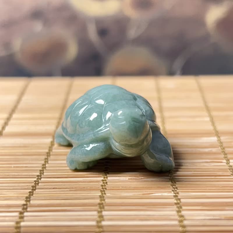 【吉祥‧長壽】翡翠烏龜 | 天然緬甸A貨翡翠 | 送禮