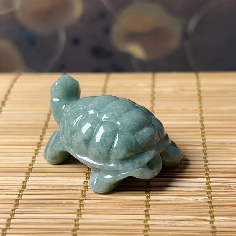 【吉祥‧長壽】翡翠烏龜 | 天然緬甸A貨翡翠 | 送禮