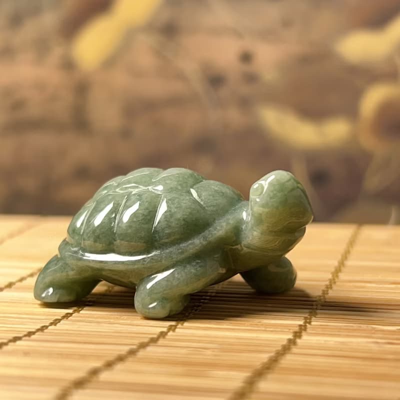 【吉祥‧長壽】翡翠烏龜 | 天然緬甸A貨翡翠 | 送禮