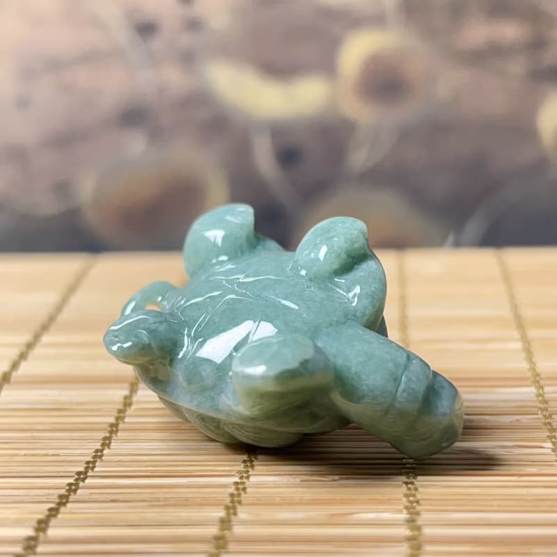 【吉祥‧長壽】翡翠烏龜 | 天然緬甸A貨翡翠 | 送禮