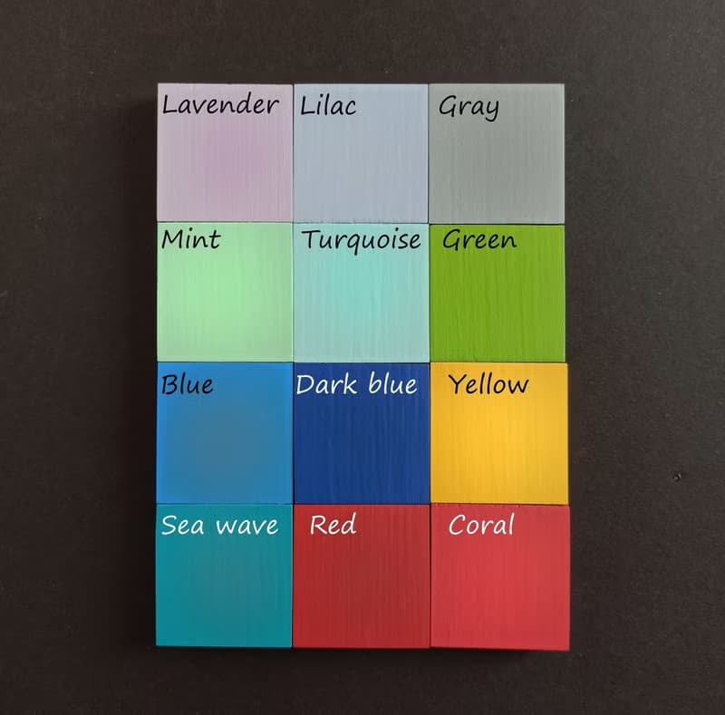 Key rack Cascade Mountains (in nut color with gray tops)