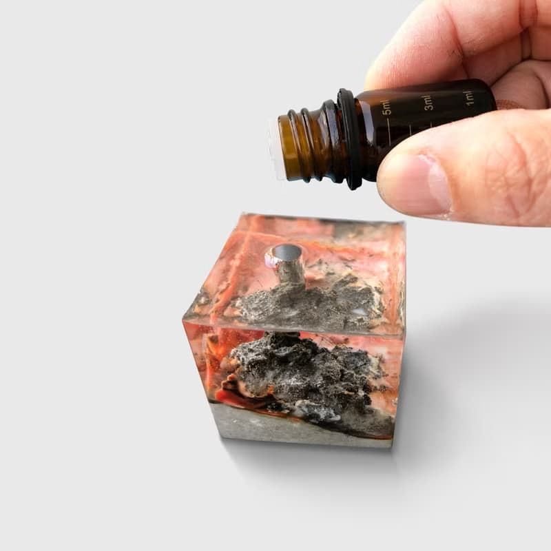 海洋方塊 I 擴香石 I 手工製造 I 擴香石 I 樹脂 I 紅色