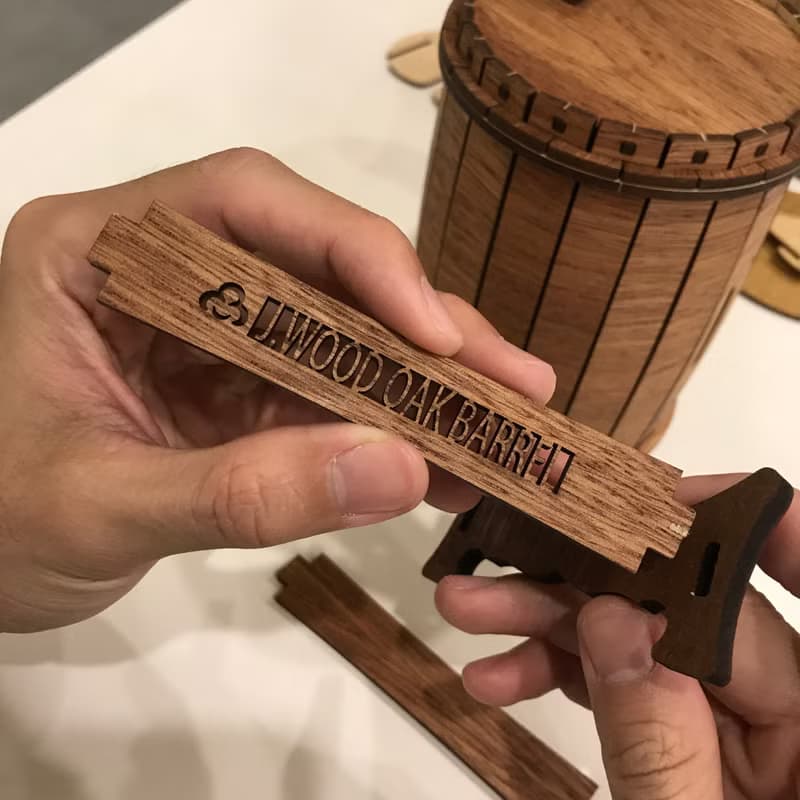 【手作DIY】橡木桶造型 存錢筒 喉嚨借過 酒鬼 酒空 創意禮物畢業