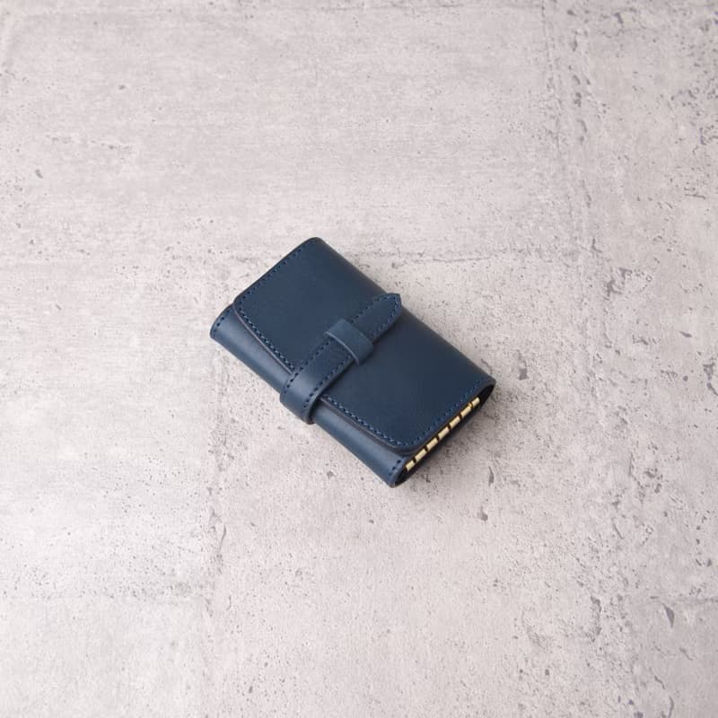 三折鑰匙包 Key Purse / 藍 Blue