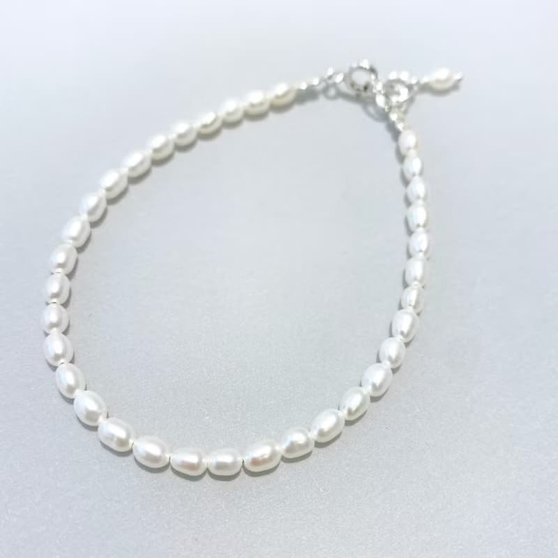 Ops Pearl silver bracelet- 珍珠/純銀/六月誕生石/禮物/手鍊