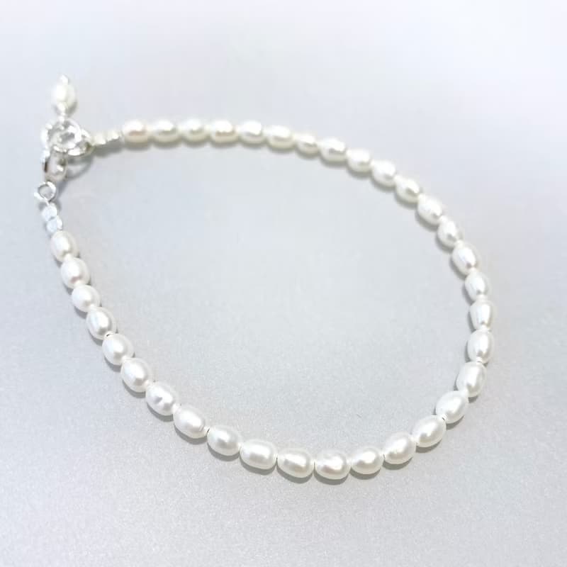 Ops Pearl silver bracelet- 珍珠/純銀/六月誕生石/禮物/手鍊