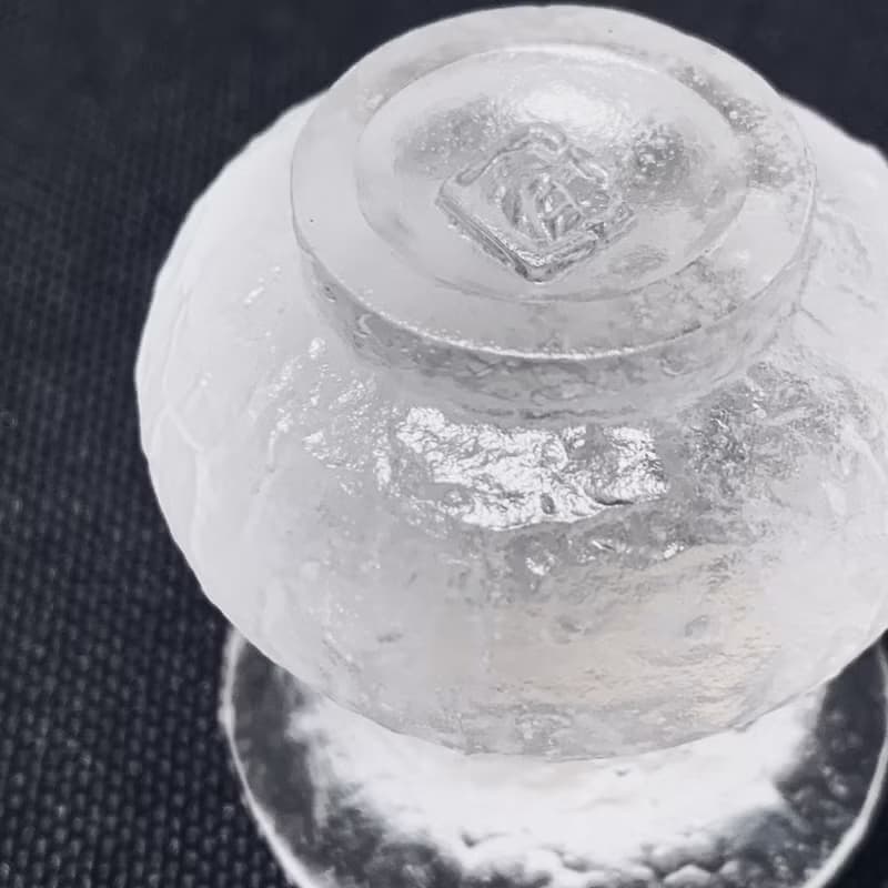 琉璃 冰白 蓋置