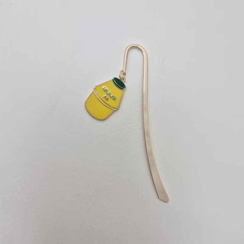 Banana Milk Bookmark, Banana Milk, Milk, Korean banana milk