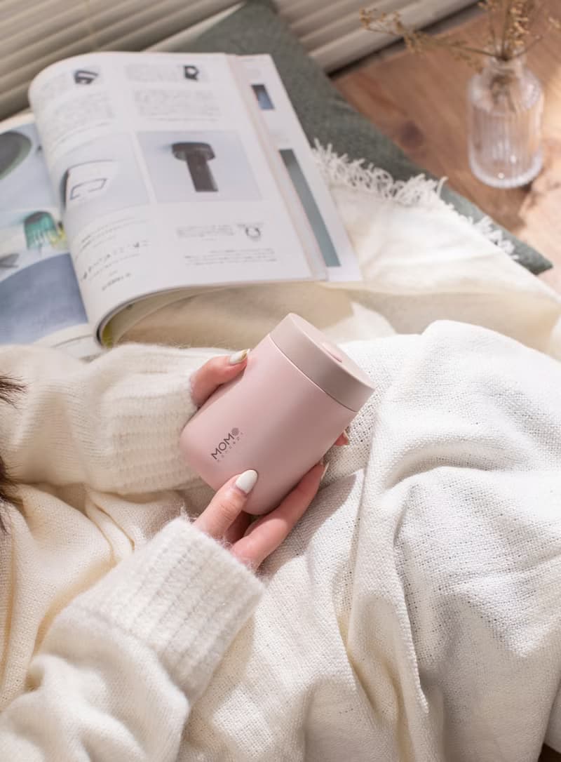 日本 MOMOCONCEPT Cube 大立方保溫杯 銀色瓶身 360ml 5 色