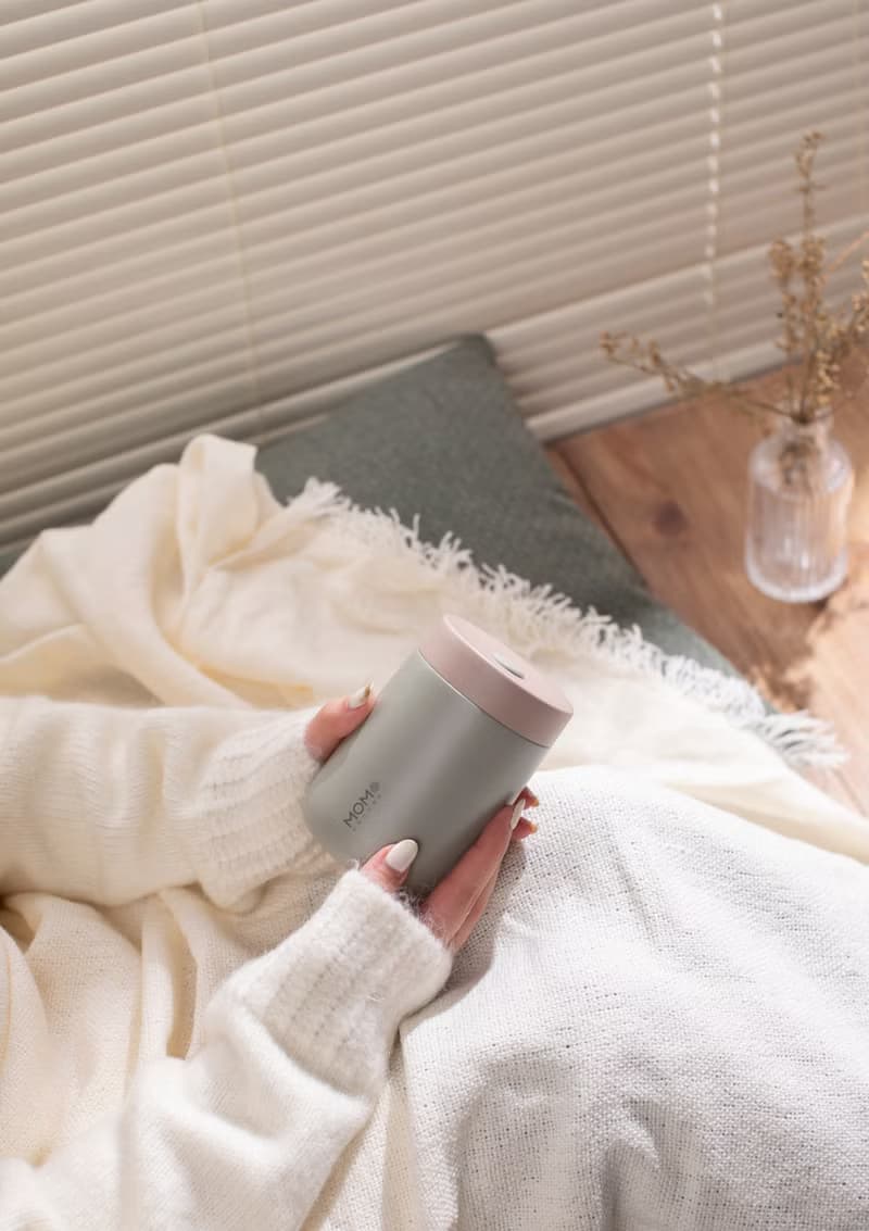 日本 MOMOCONCEPT Cube 大立方保溫杯 銀色瓶身 360ml 5 色