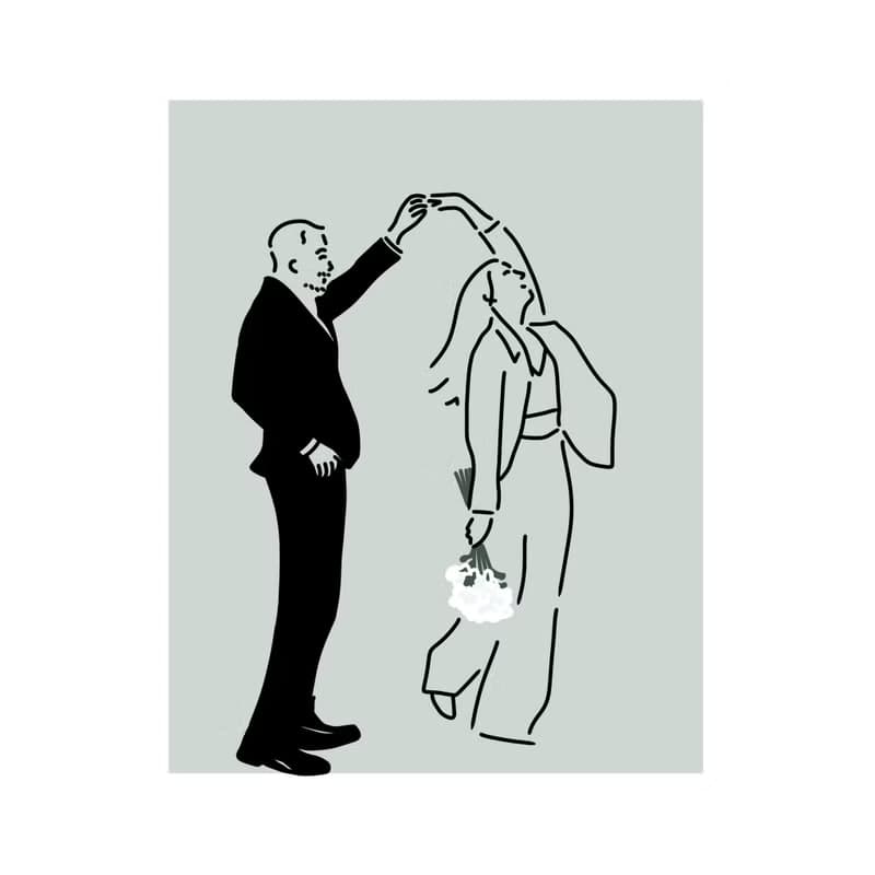 【數位】似顏繪 にがおえ 極簡人像畫 線條篇