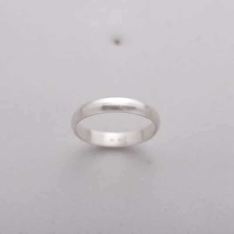 ni.kou 純銀 半圓款 情侶戒 婚戒 對戒