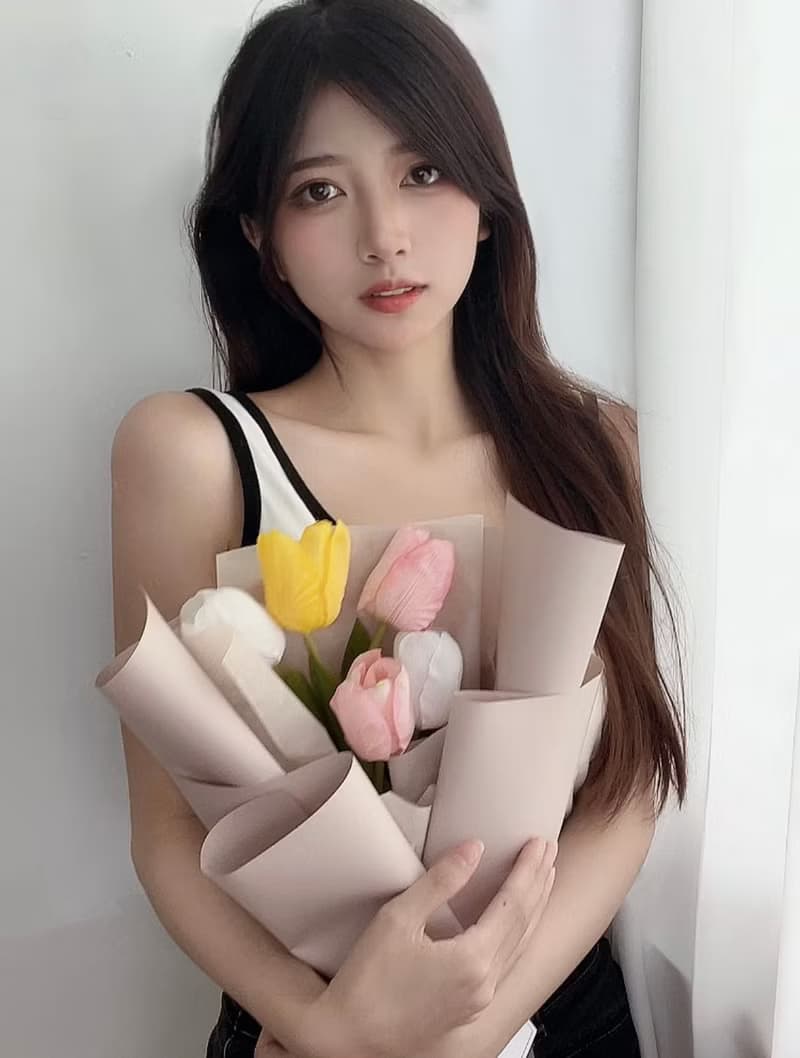 韓式鬱金香質感花束  乾燥花 永生花 情人節 生日禮物 交換禮物