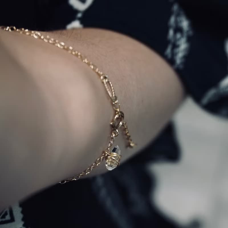 ll 赫基蒙水晶手鍊 ll 美國14kgf手鍊 - pinkoi 限定優惠BR-00001