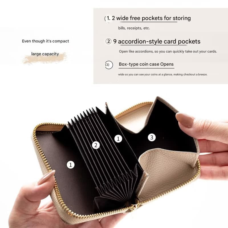 お札が折れない コンパクトウォレット 【 刺繍 パンダ 】 本革 シュリンクレザー ミニ財布 ギフト A316I