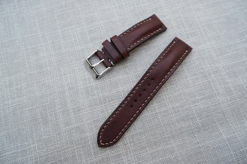 Buttero焦茶色 Isaac手工錶帶 手工錶帶