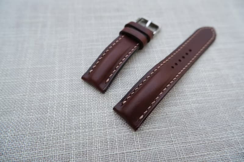 Buttero焦茶色 Isaac手工錶帶 手工錶帶