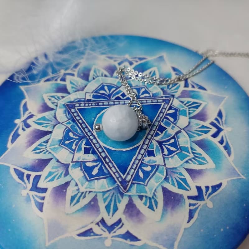 天然天青石項鍊