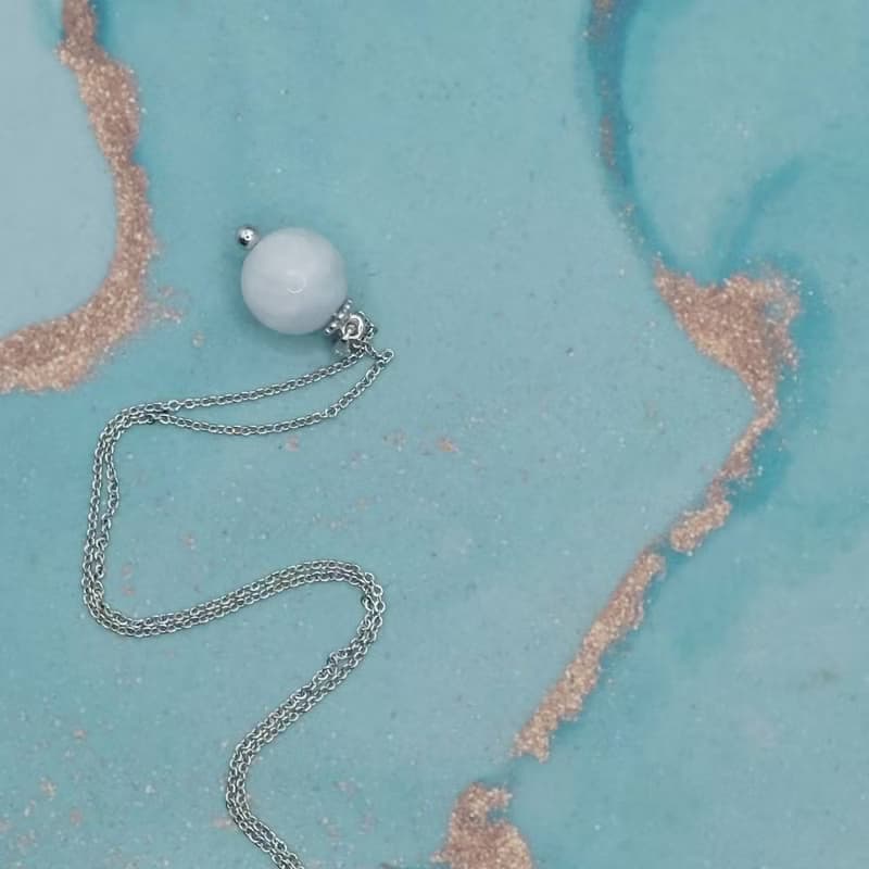 天然天青石項鍊