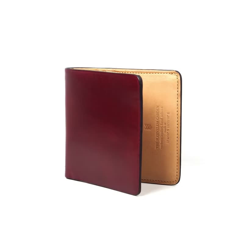 Square bifold wallet /Oxide RED